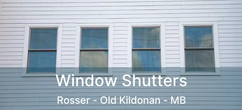  Window Shutters Rosser - Old Kildonan - MB