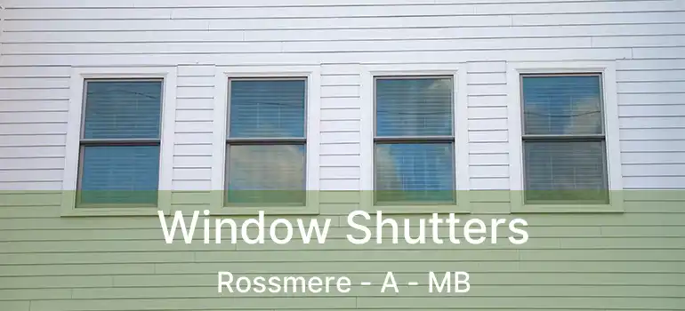  Window Shutters Rossmere - A - MB