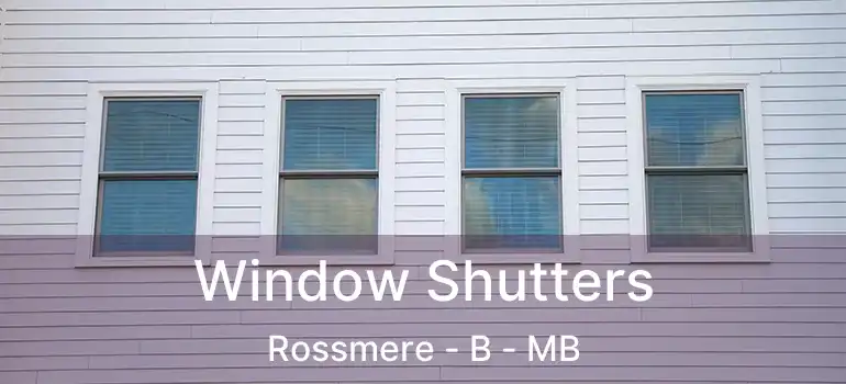  Window Shutters Rossmere - B - MB