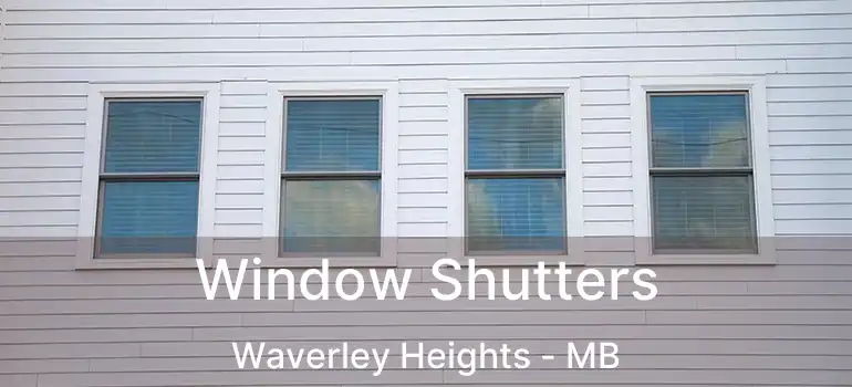  Window Shutters Waverley Heights - MB