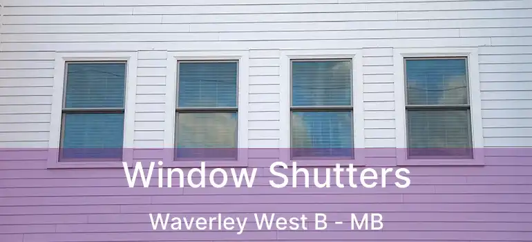  Window Shutters Waverley West B - MB