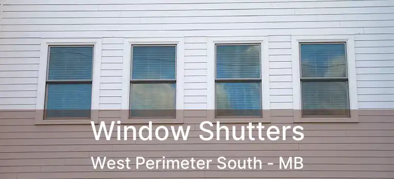 Window Shutters West Perimeter South - MB