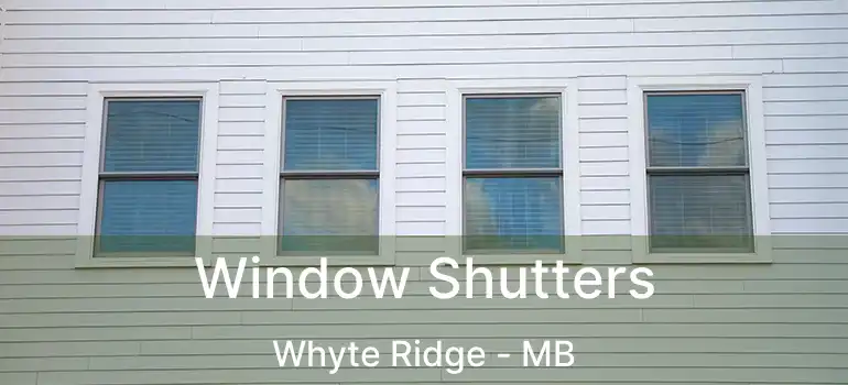  Window Shutters Whyte Ridge - MB