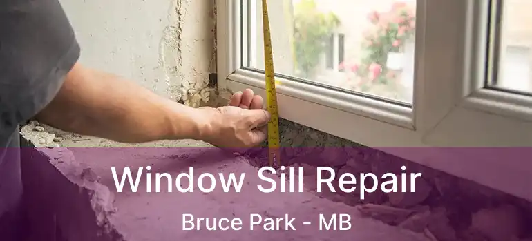  Window Sill Repair Bruce Park - MB