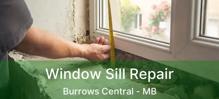  Window Sill Repair Burrows Central - MB