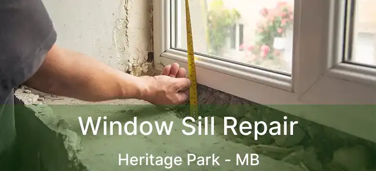  Window Sill Repair Heritage Park - MB