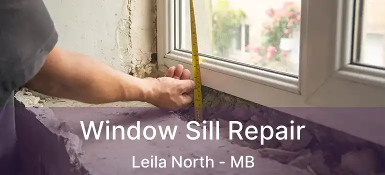  Window Sill Repair Leila North - MB