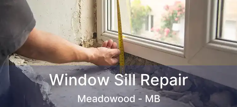  Window Sill Repair Meadowood - MB