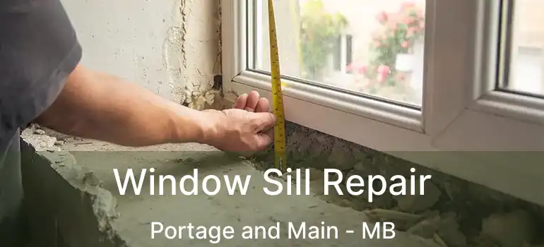  Window Sill Repair Portage and Main - MB
