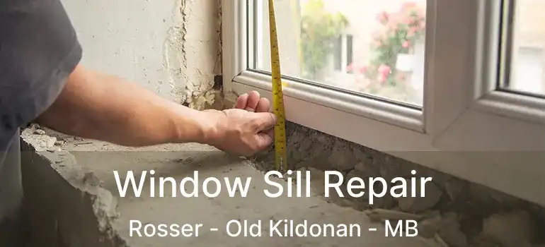  Window Sill Repair Rosser - Old Kildonan - MB