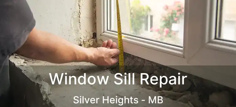  Window Sill Repair Silver Heights - MB