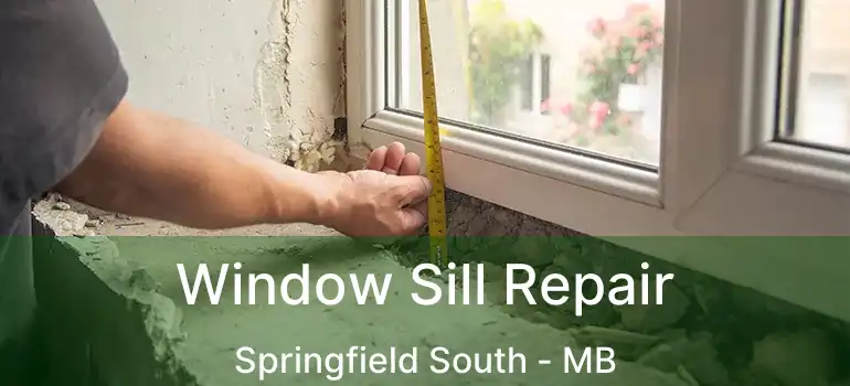  Window Sill Repair Springfield South - MB