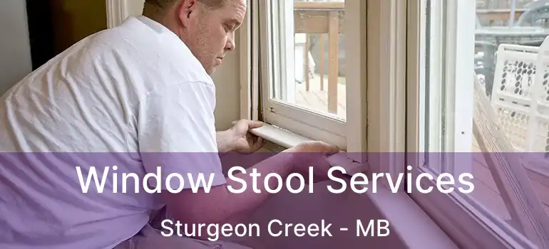  Window Stool Services Sturgeon Creek - MB