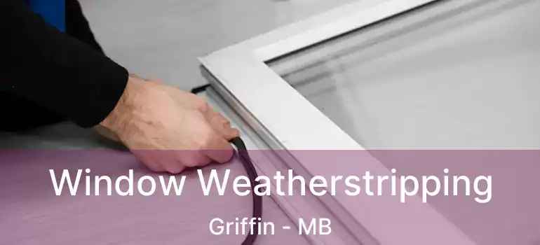  Window Weatherstripping Griffin - MB