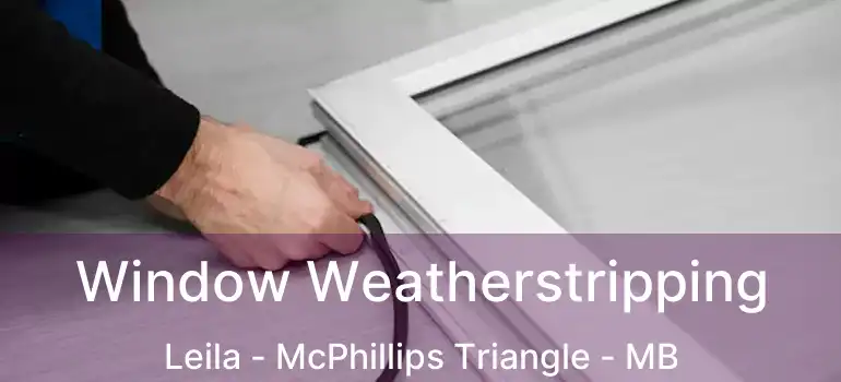  Window Weatherstripping Leila - McPhillips Triangle - MB