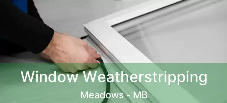  Window Weatherstripping Meadows - MB