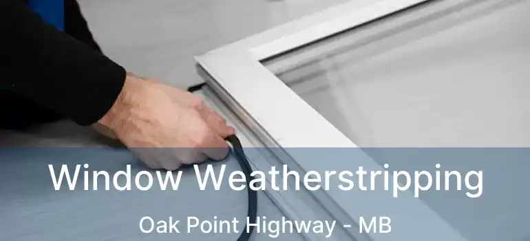  Window Weatherstripping Oak Point Highway - MB