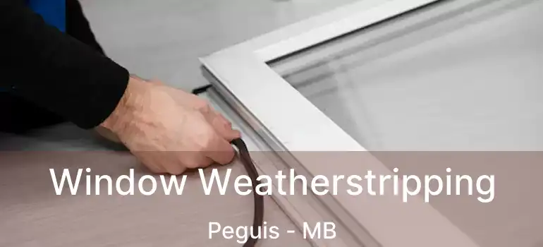  Window Weatherstripping Peguis - MB