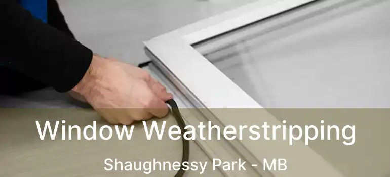  Window Weatherstripping Shaughnessy Park - MB