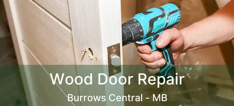  Wood Door Repair Burrows Central - MB