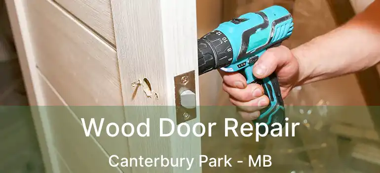  Wood Door Repair Canterbury Park - MB