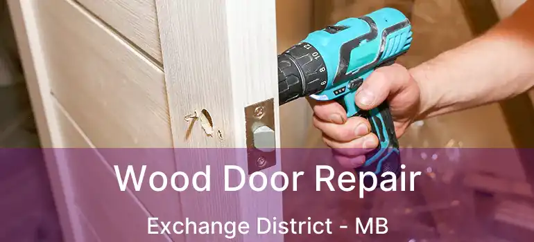  Wood Door Repair Exchange District - MB