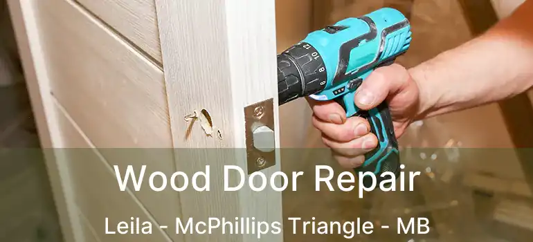  Wood Door Repair Leila - McPhillips Triangle - MB