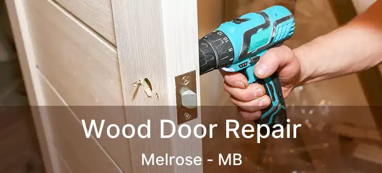  Wood Door Repair Melrose - MB