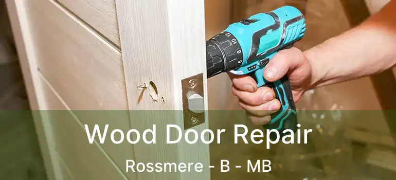  Wood Door Repair Rossmere - B - MB