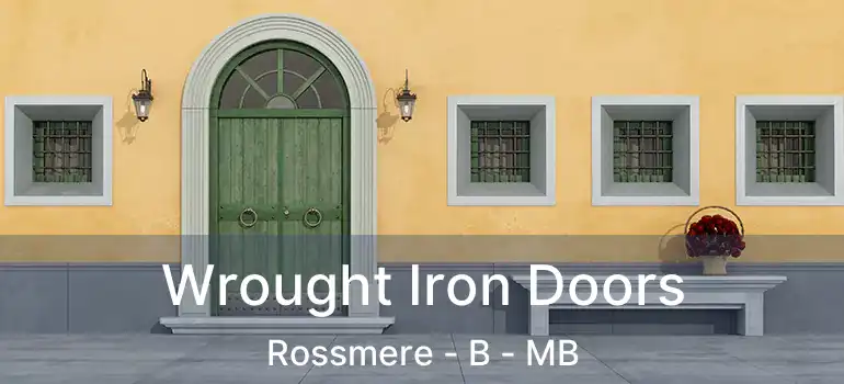  Wrought Iron Doors Rossmere - B - MB