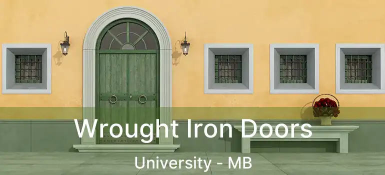  Wrought Iron Doors University - MB